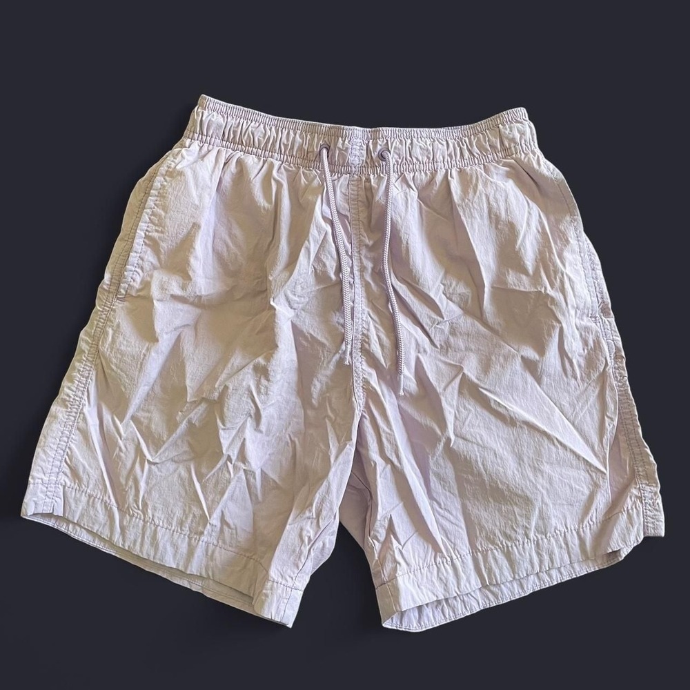 H&M‎ Purple Nylon Swim Shorts, Pastel Lilac, Men's Size XS — Summer Ready